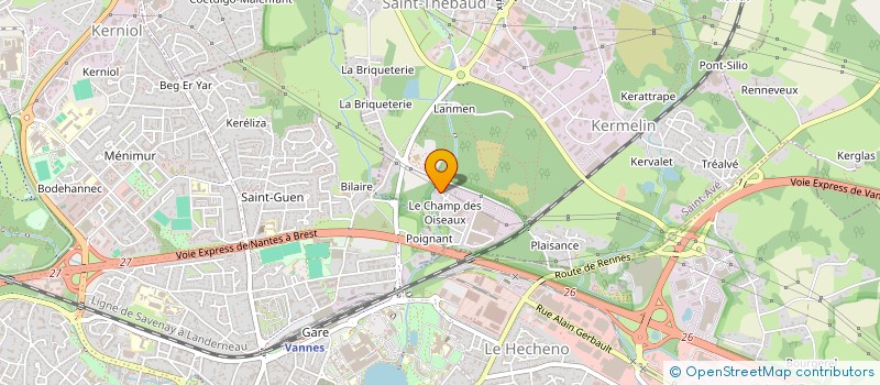 localisation de l'entreprise N & G  SAINT-AVE