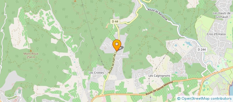 localisation de l'entreprise N.G AUTOMOBILES à GRIMAUD