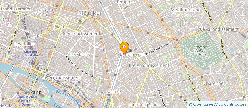 localisation de l'entreprise N.G. COMMUNICATION  PARIS