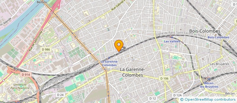 localisation de l'entreprise N G D C à COLOMBES