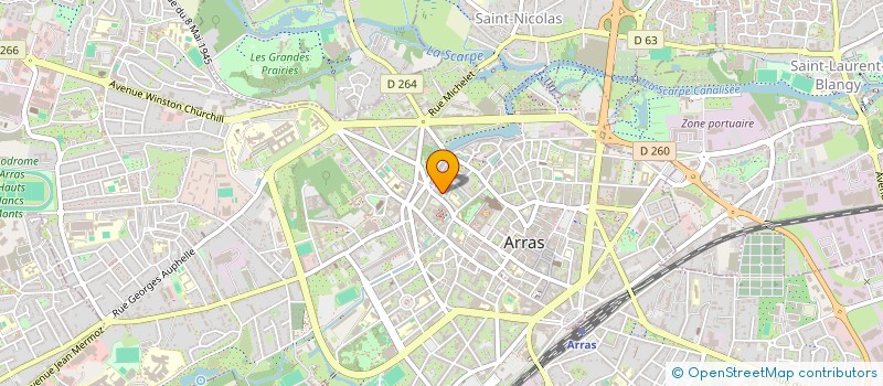 localisation de l'entreprise N&G GROUP à ARRAS