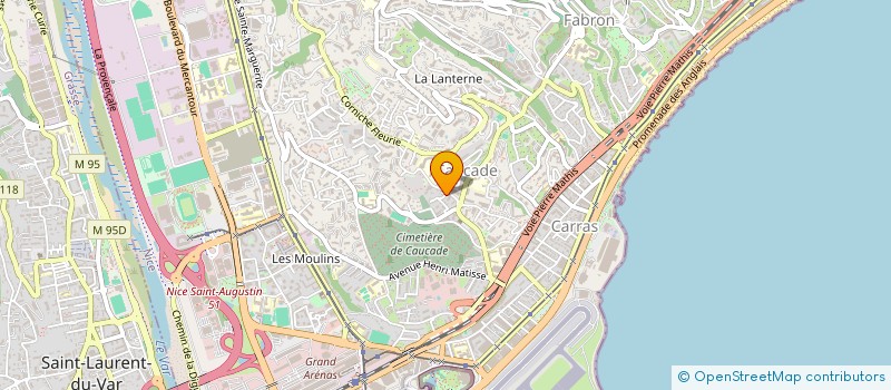 localisation de l'entreprise N.G.M.T à NICE