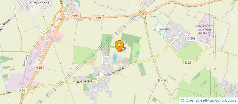 localisation de l'entreprise N G N INVEST  ETRECHY