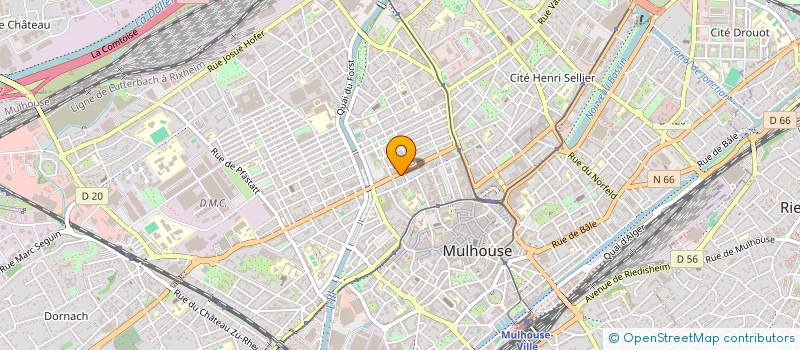 localisation de l'entreprise N.G. NAMLI à MULHOUSE