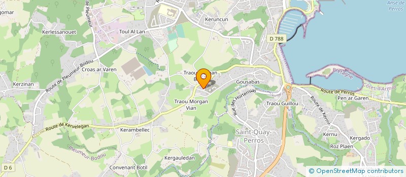 localisation de l'entreprise N&G PARTNERS  PERROS-GUIREC