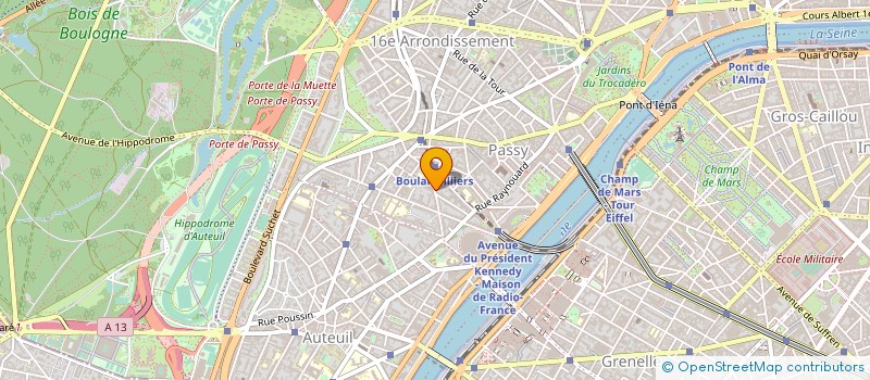 localisation de l'entreprise N.G.R.   PARIS