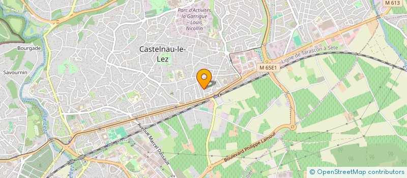localisation de l'entreprise N.G.S. RACING à CASTELNAU-LE-LEZ