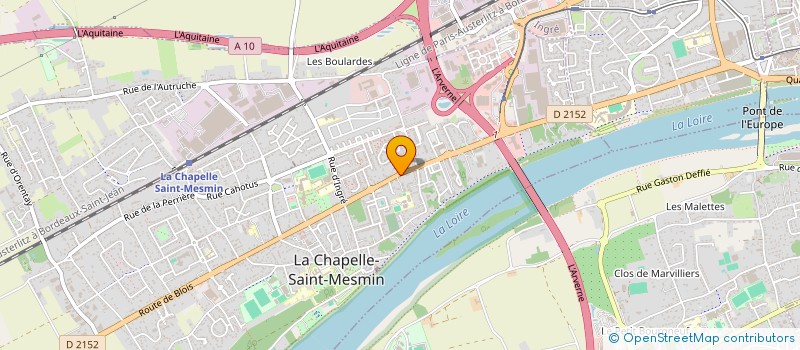 localisation de l'entreprise N.G.V à LA CHAPELLE-SAINT-MESMIN