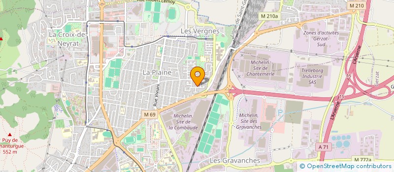 localisation de l'entreprise N'GNORA DJEMA  CLERMONT-FERRAND