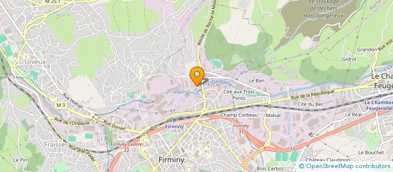 localisation de l'entreprise N'GUESS AGENCY  FIRMINY