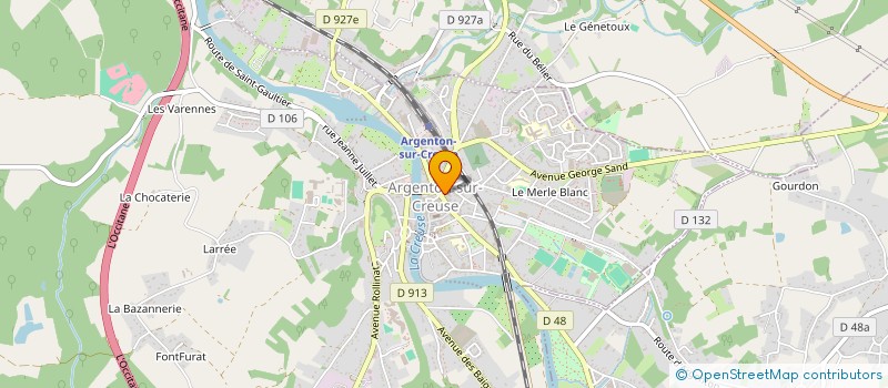 localisation de l'entreprise N'GUYEN VU à ARGENTON-SUR-CREUSE