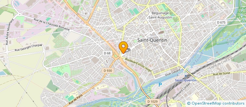 localisation de l'entreprise N.H. à SAINT-QUENTIN