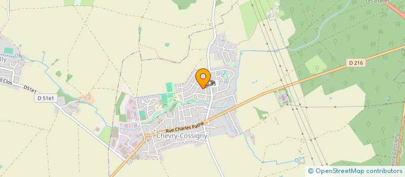 localisation de l'entreprise N'H CONSEILS  CHEVRY-COSSIGNY