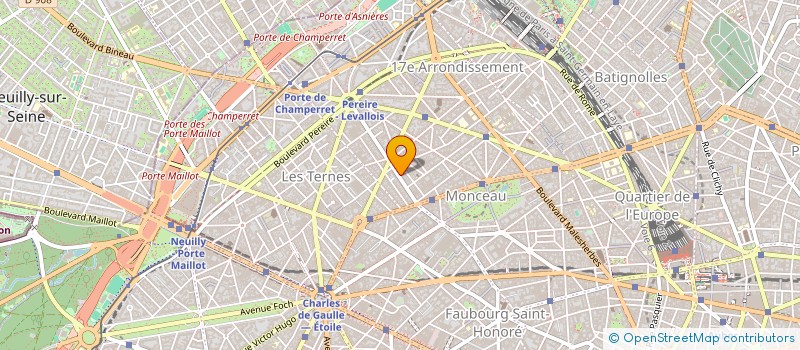 localisation de l'entreprise N.H CONSULTING  NEUILLY-SUR-SEINE