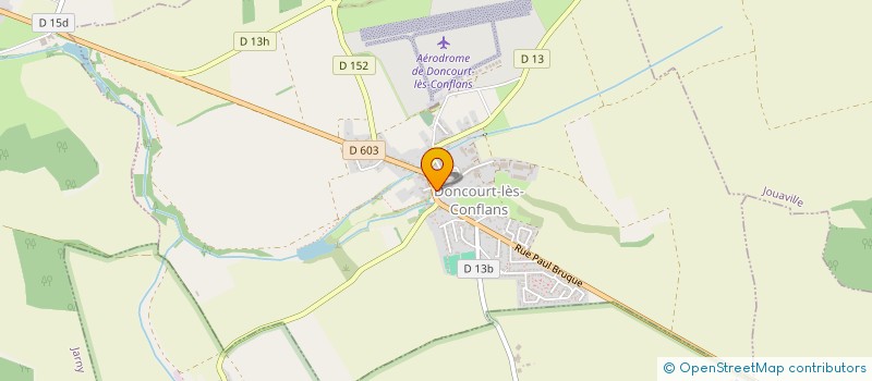 localisation de l'entreprise N.H.I DIFFUSION  DONCOURT-LES-CONFLANS