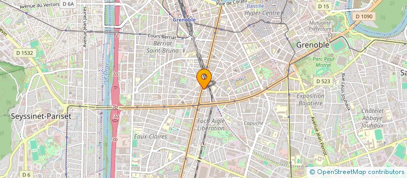 localisation de l'entreprise N.H RENOVATIONS à GRENOBLE