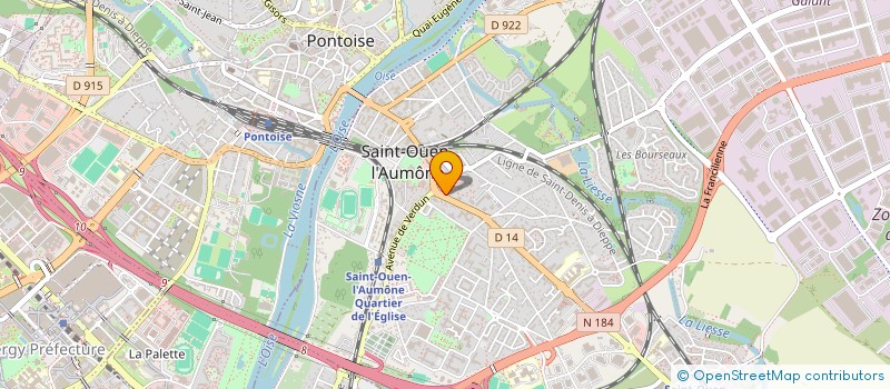 localisation de l'entreprise N.H TECHNOLOGIE à SAINT-OUEN-L'AUMONE