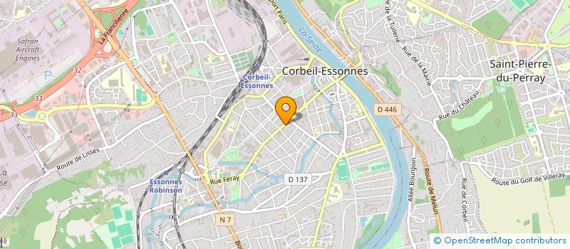 localisation de l'entreprise N H V CONCEPTS à CORBEIL-ESSONNES