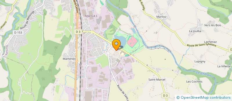 localisation de l'entreprise N&I DENTAL  RUMILLY