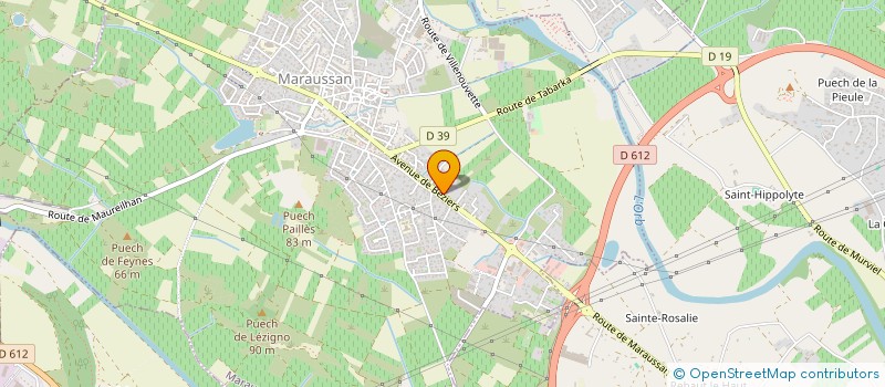 localisation de l'entreprise N.I.G.  MARAUSSAN