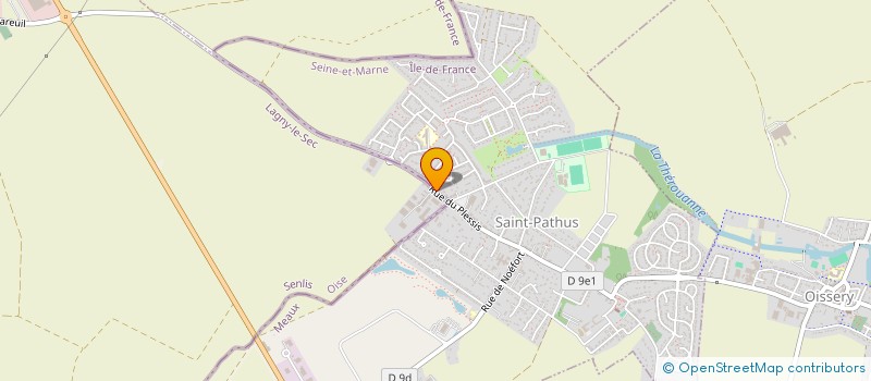 localisation de l'entreprise N.I PRIMEURS  LAGNY-LE-SEC