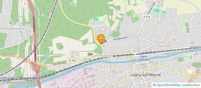 localisation de l'entreprise N I S  POMPONNE