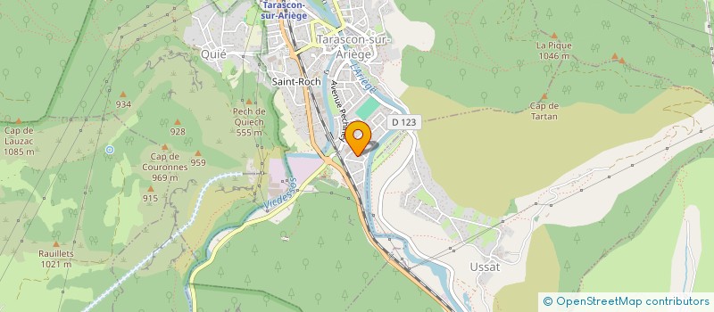 localisation de l'entreprise N.I.S.E. à TARASCON-SUR-ARIEGE