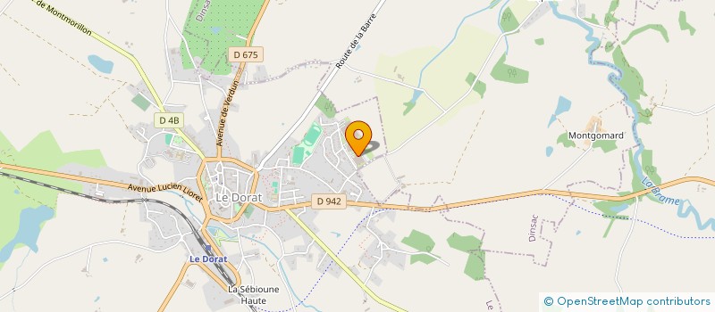 localisation de l'entreprise N.I.T.D. NUMERIQUE INFORMATIQUE TRANSMISSION DEFENSE  LE DORAT