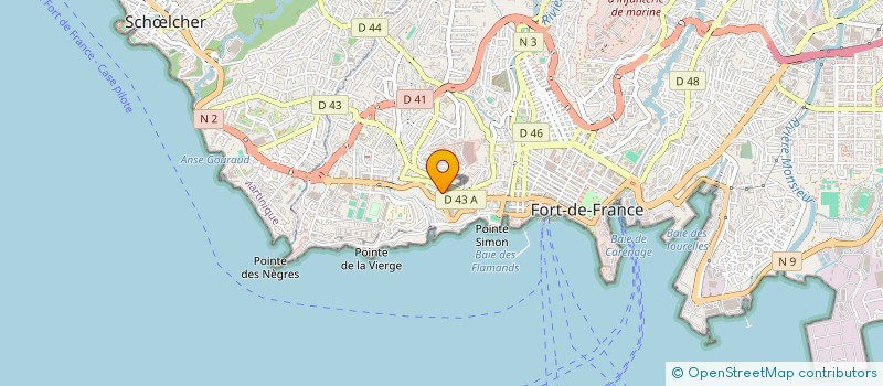 localisation de l'entreprise N'ICE à FORT-DE-FRANCE
