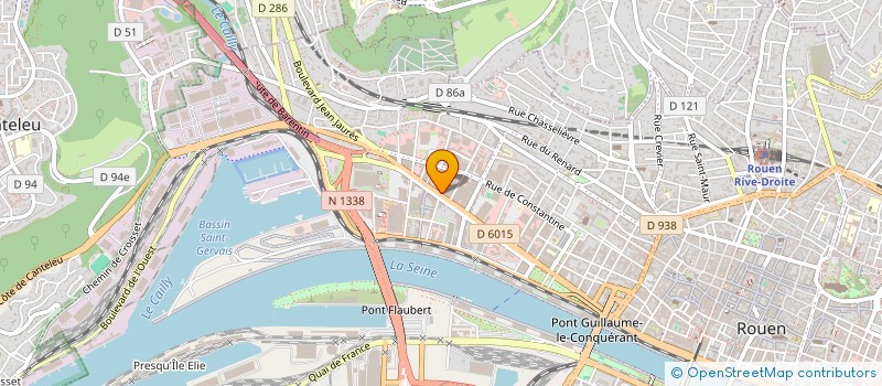 localisation de l'entreprise N-IMMO à ROUEN