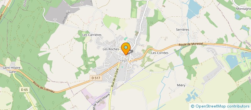 localisation de l'entreprise N-INTUITION  TREPT