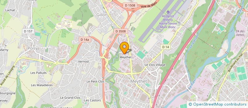 localisation de l'entreprise N'INVEST à ANNECY