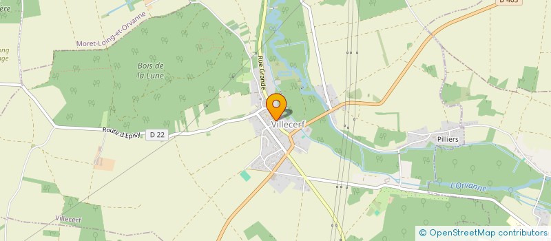 localisation de l'entreprise N.J à MORET-LOING-ET-ORVANNE