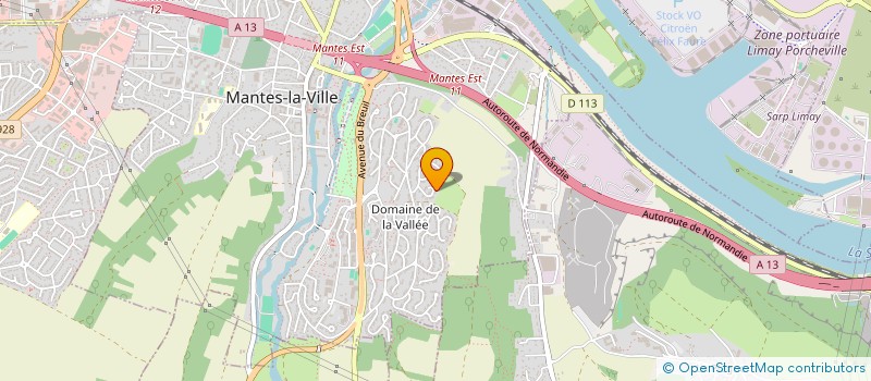 localisation de l'entreprise N & J à MANTES-LA-VILLE