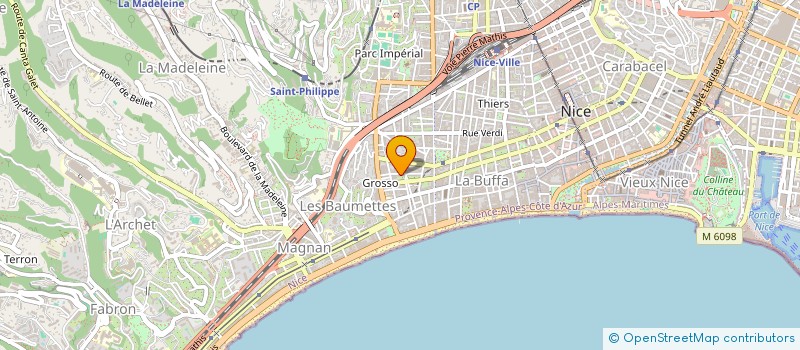 localisation de l'entreprise N&J à NICE