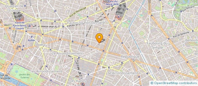 localisation de l'entreprise N.J.A.  PARIS