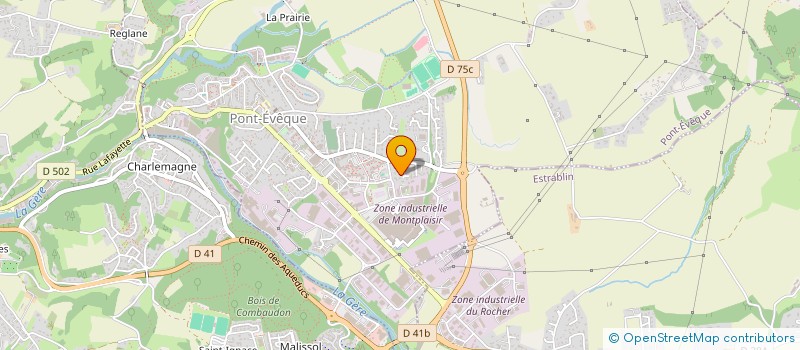 localisation de l'entreprise N-J-A  EYZIN-PINET