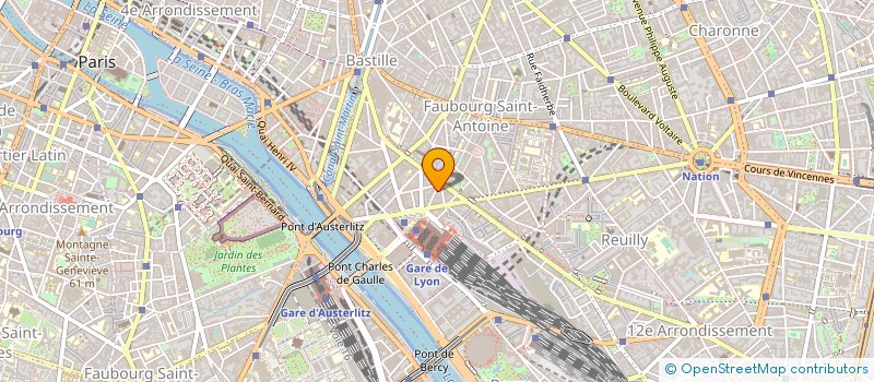 localisation de l'entreprise N.J.A à PARIS