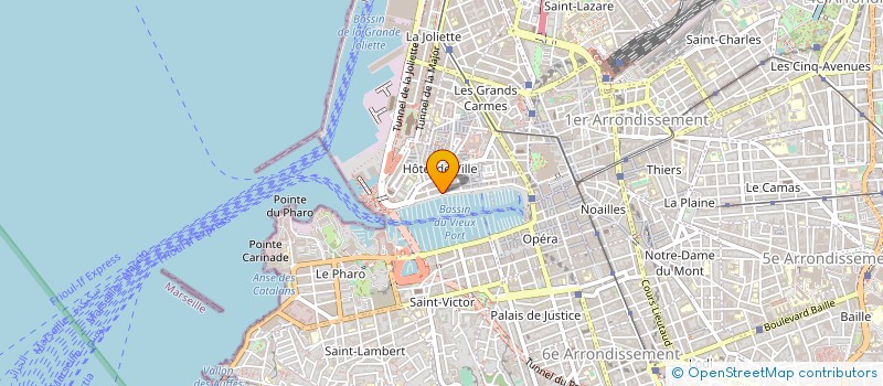 localisation de l'entreprise N.J.B. à MARSEILLE