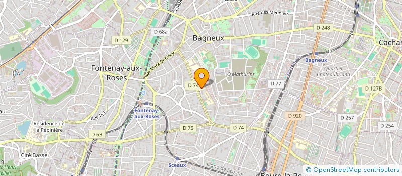 localisation de l'entreprise N.J BATIMENT à BAGNEUX