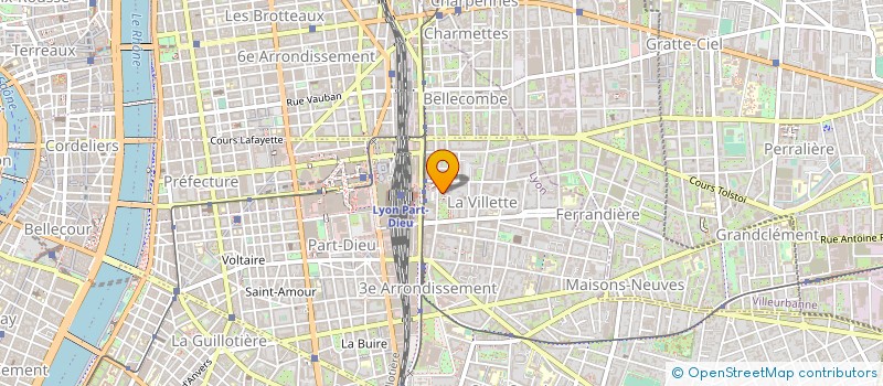 localisation de l'entreprise N.J. DIFFUSION  LYON