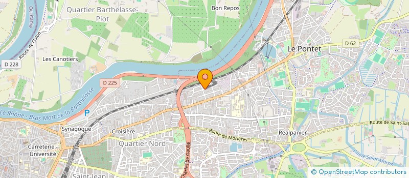 localisation de l'entreprise N.J. FINANCIERE  LE PONTET