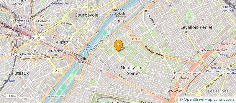 localisation de l'entreprise N.J IMMOBILIER à NEUILLY-SUR-SEINE