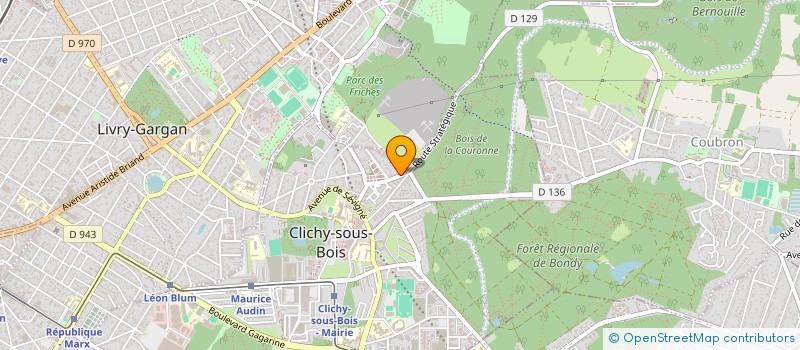 localisation de l'entreprise N.J.L..F à CLICHY-SOUS-BOIS