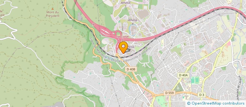 localisation de l'entreprise N-J-M  LA CIOTAT