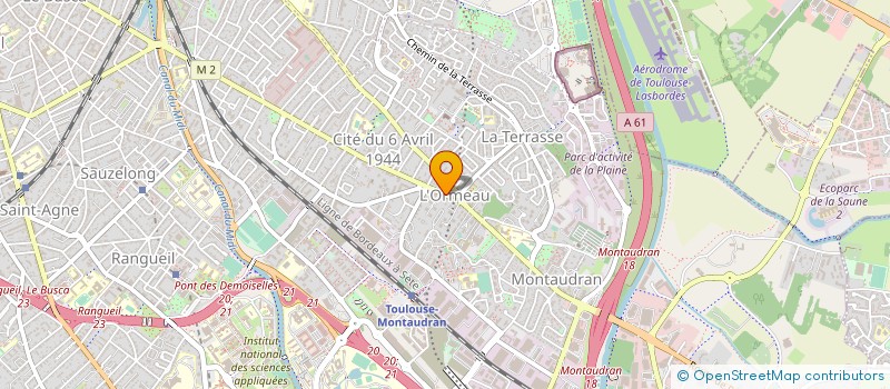 localisation de l'entreprise N.J.MP SPORTS à TOULOUSE