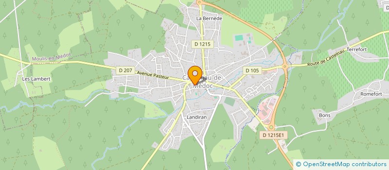 localisation de l'entreprise N'J PRODUCTION  CASTELNAU-DE-MEDOC