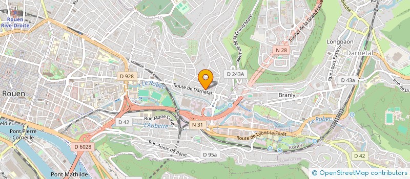 localisation de l'entreprise N&J ROUSSEL à ROUEN