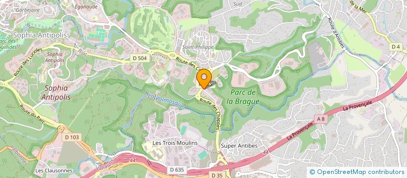 localisation de l'entreprise N.J.S.  BIOT