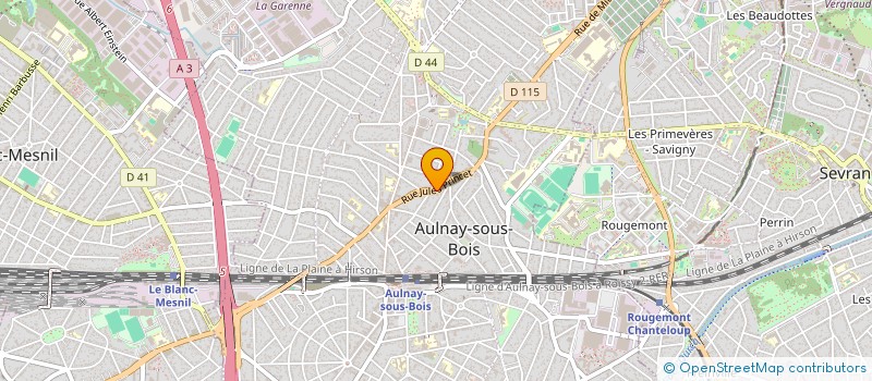 localisation de l'entreprise N J S à AULNAY-SOUS-BOIS
